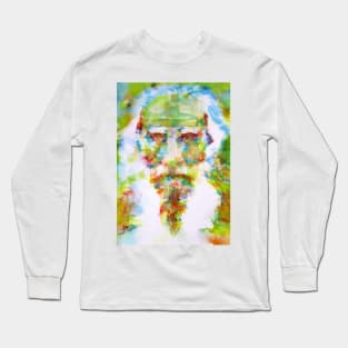 LEO TOLSTOY watercolor portrait .4 Long Sleeve T-Shirt